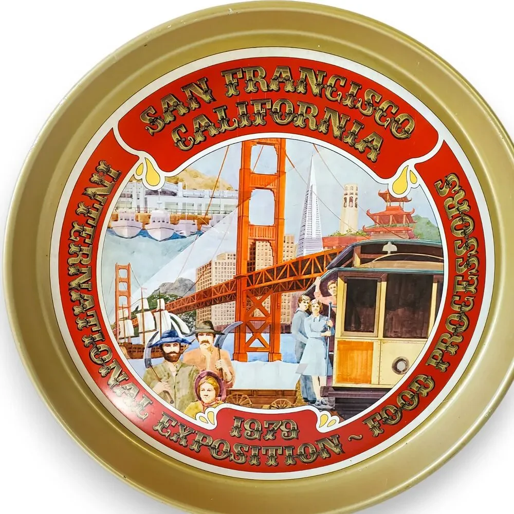Vintage 1979 San Francisco Golden Gate Expo Tray